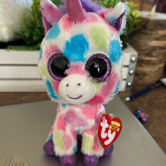 TY Beanie Boos Rainbow inspired “Wishful”. Unicorn 🦄 - Picture 1 of 8